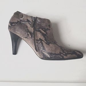 Faux python bootie